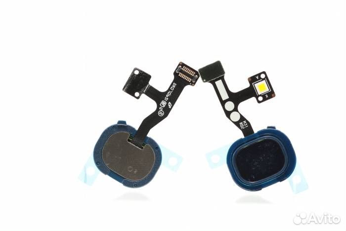 Шлейф Samsung M315F (M31) сканер отпечатка Синий