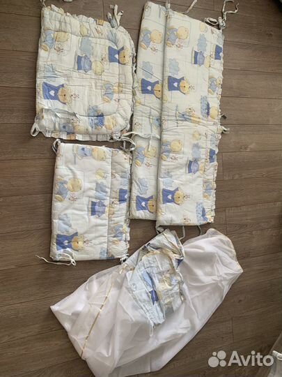 Бортики в кроватку и балдахин