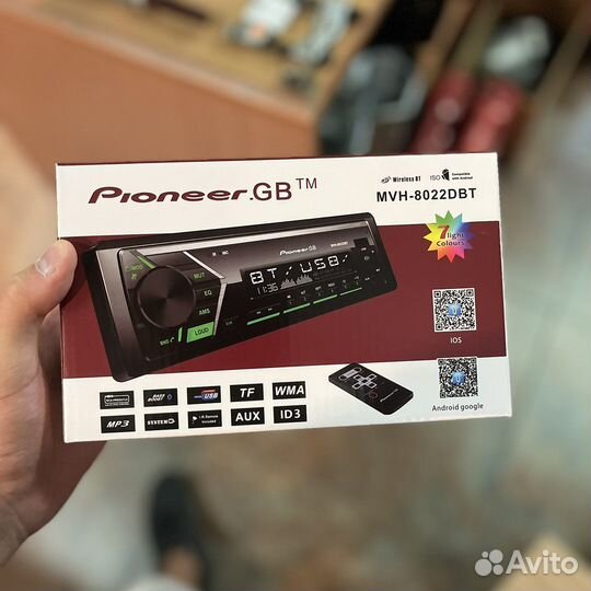 Автомагнитола pioneer 1 din с блютуз