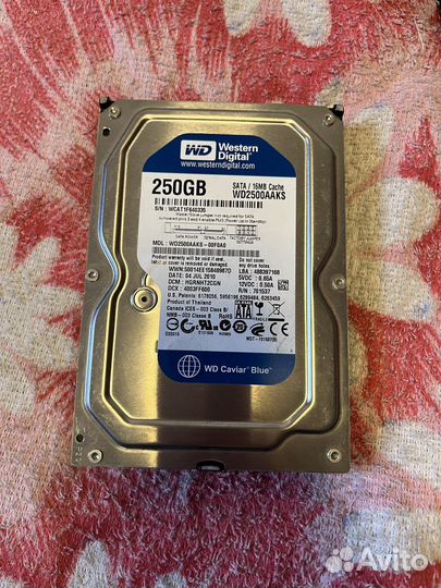 Жесткий диск 250 гб