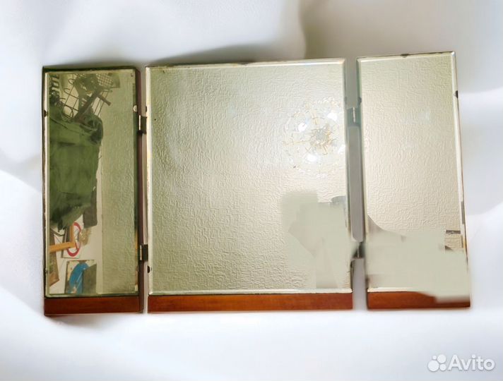 Зеркало раскладное настольное трехстворчатое СССР