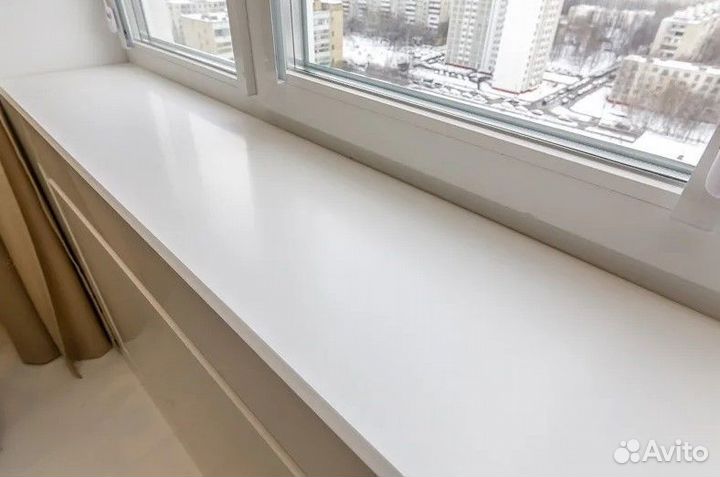 Подоконник из искусственного камня под заказ