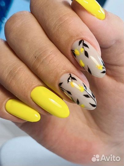 Маникюр наращивание