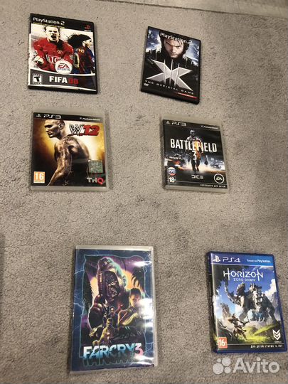 Диски на ps2/ps3/ps4