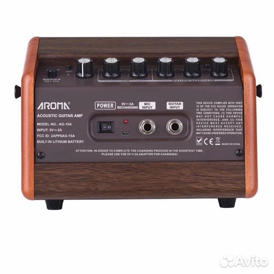 Гитарный портативный комбоусилитель Aroma AG-15A