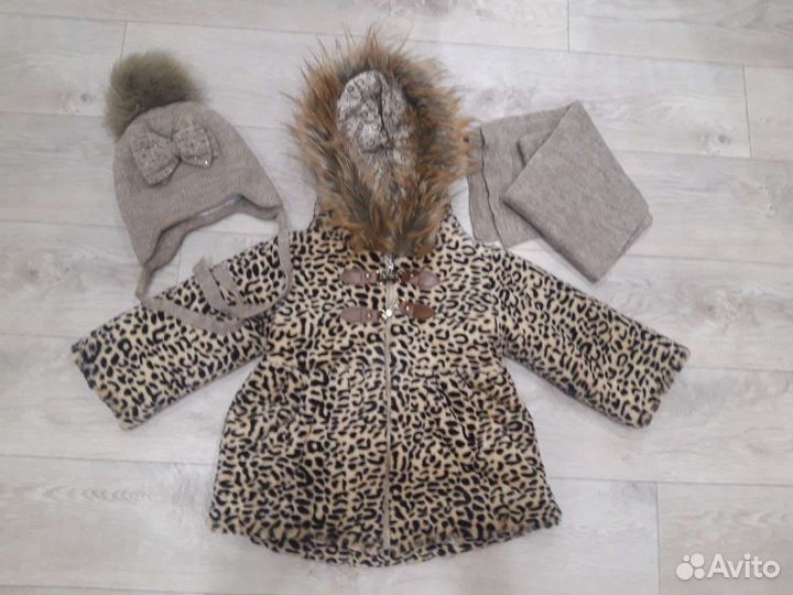 Парка для девочки 92 98