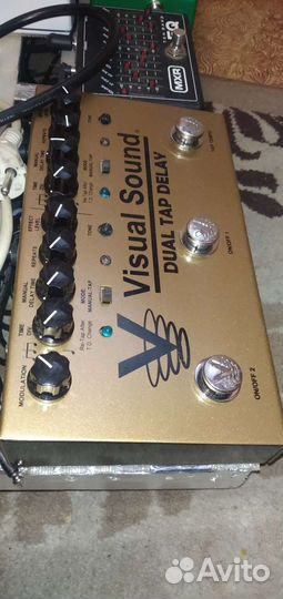 Гитарная педаль visual sound dual tap delay