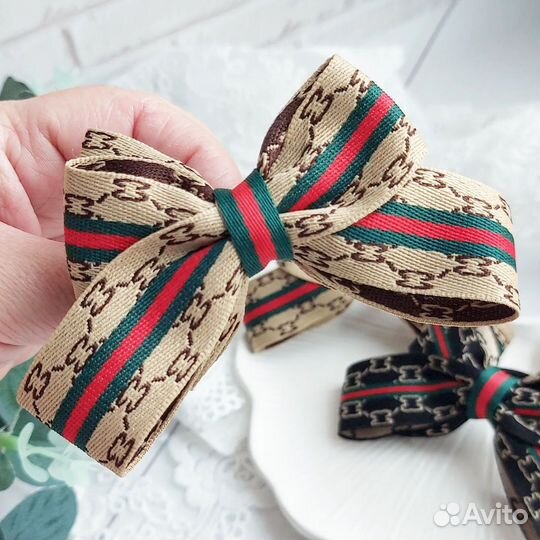 Бантики для волос ручной работы