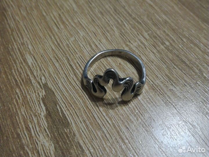 Кольцо серебряное