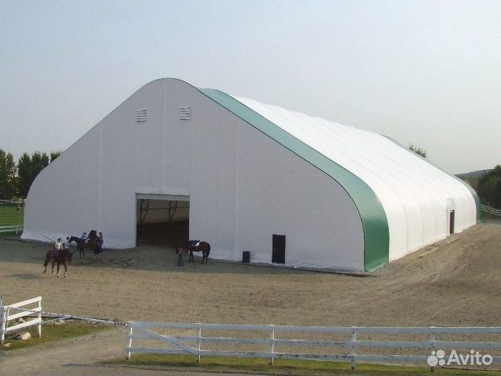 Конный манеж, ангар для спорта (18 х 36 х 8 м)