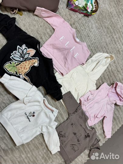 Свитшот (кофта )на девочку 3-6 мес. disney primark
