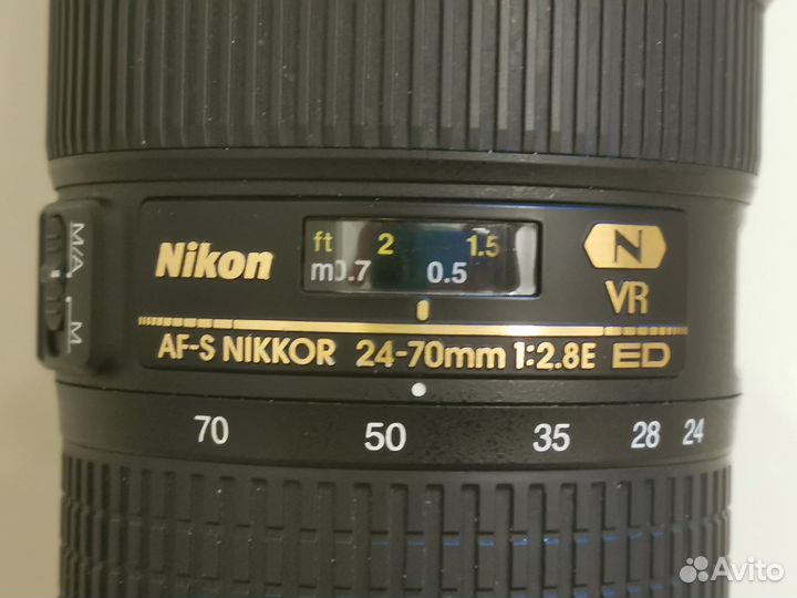 Объектив Nikon AF-S nikkor 24–70mm f/2.8E ED VR