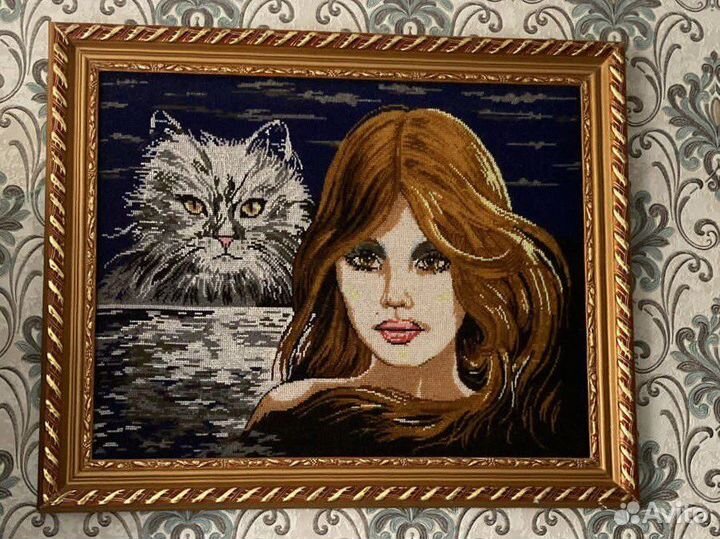 Картина,вышитая бисером