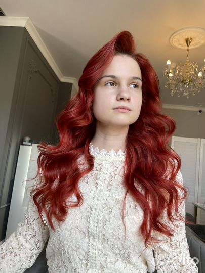 Укладка прическа