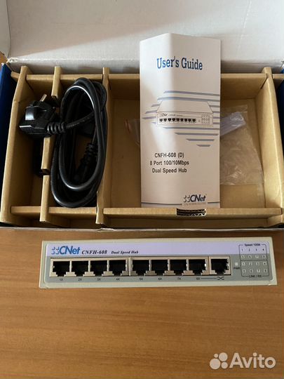 Продаётся новый сетевой концентратор (8 портов)