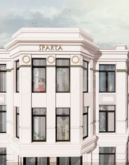 2-к. квартира, 87,4 м², 3/3 эт.