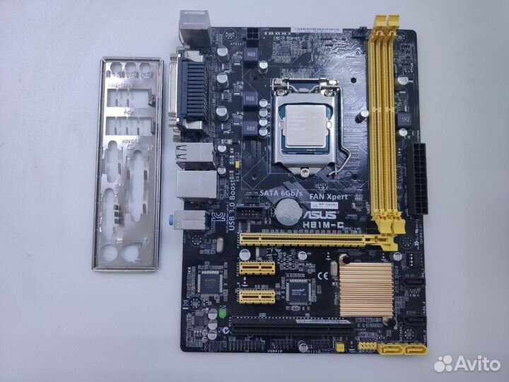 Материнская плата Socket LGA 1150 asus H81M-C DDR3