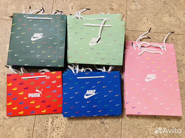 Пакет подарочный Nike, Puma,Adidas