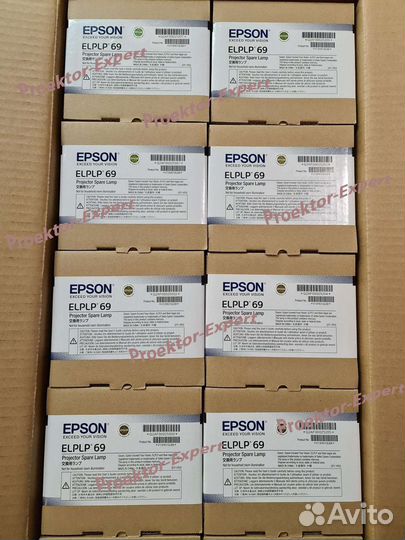 Оригинальная лампа для проектора Epson elplp69