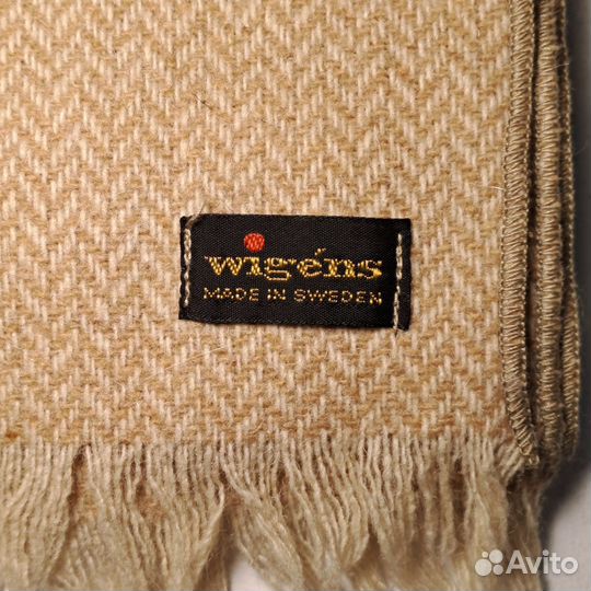 Винтажный шерстяной шарф Wigens Made in Sweden