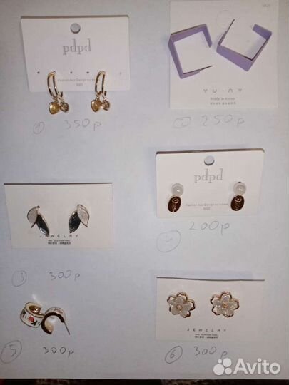 Бижутерия серьги,кольца,бусы