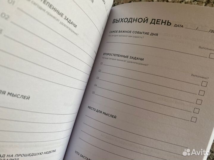 Ежедневник Дневник эффективности