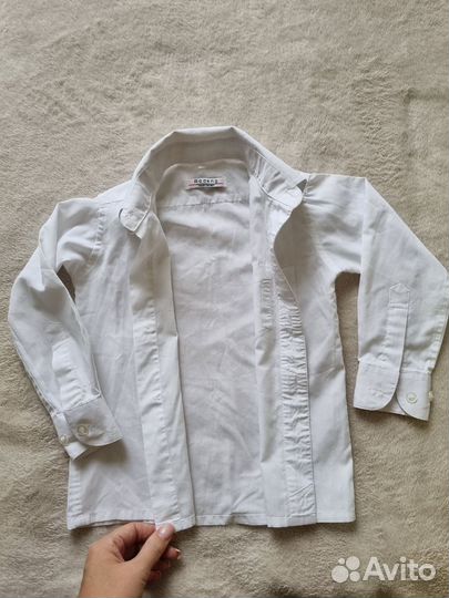 Рубашка детская белая