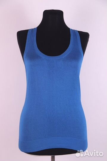 Alexander McQueen топ шелк хлопок