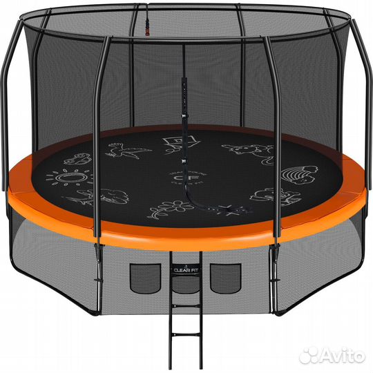 Батут Clear Fit FamilyHop 14Ft