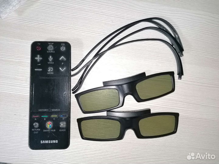 Пульт и 3д очки samsung