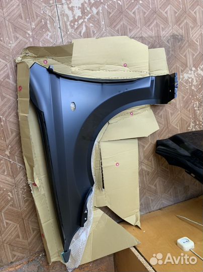 Крыло переднее правое лачети х/б