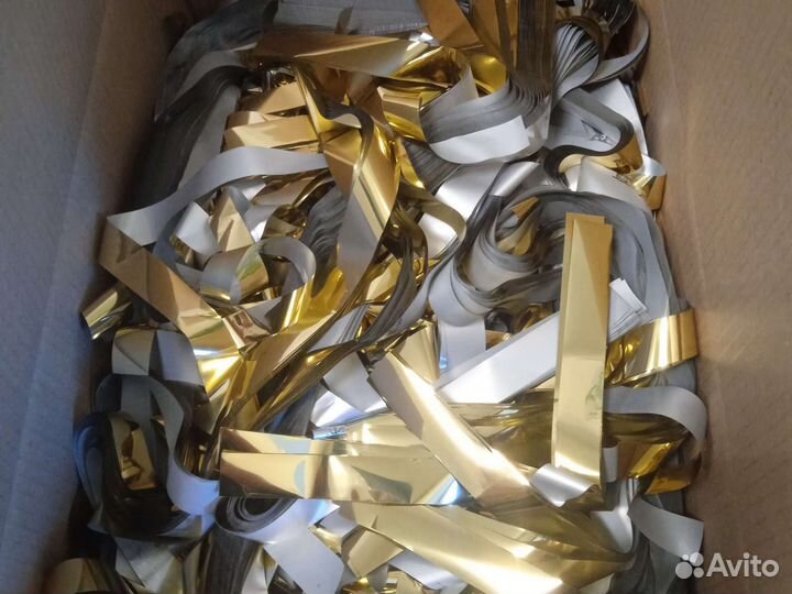 Бумага фольга конфетти для шоу