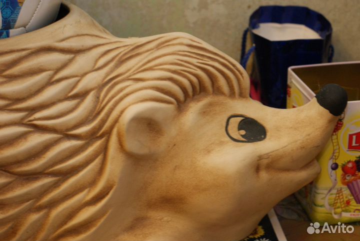 Большой напольный горшок ежик