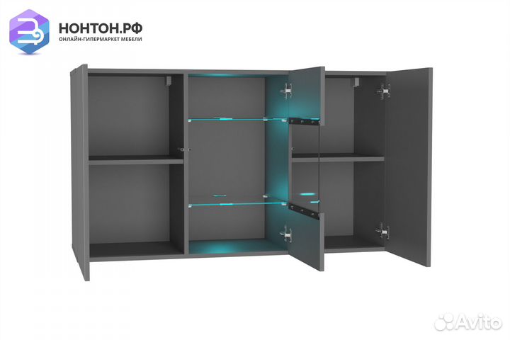 Комод Point серый графит