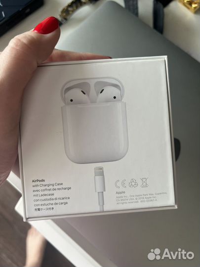 Беспроводные наушники apple airpods 2