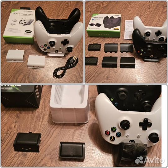 Зарядные станции, Аккумуляторы, Накладки на стики