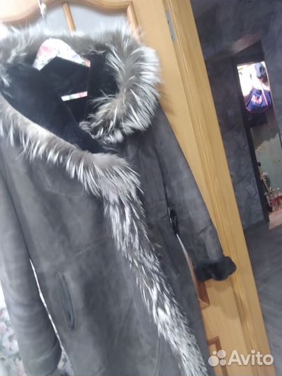 Дубленка женская зимняя