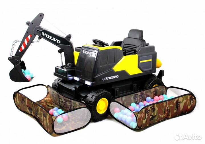 Детский электромобиль трактор Volvo (Y444YY)
