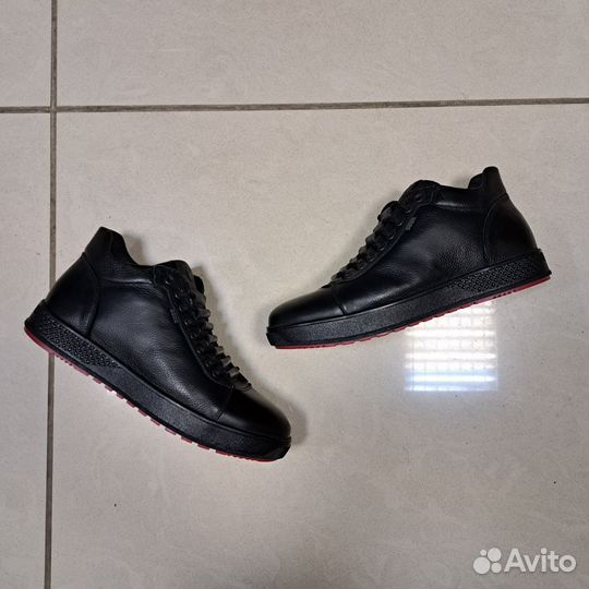 Ботинки Ecco зимние кожаные