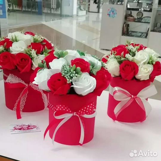 Букеты из мыльной пены