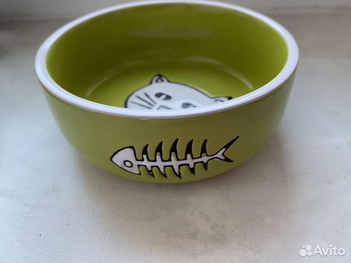 Миска для кошек керамические