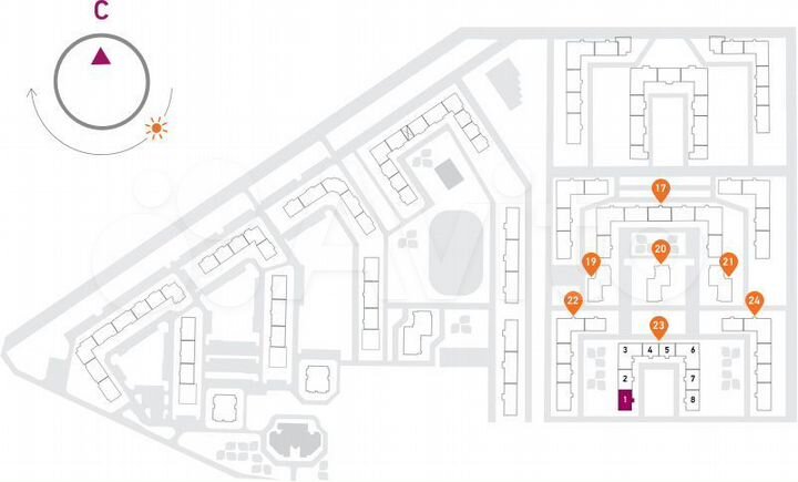 1-к. квартира, 35,6 м², 13/17 эт.
