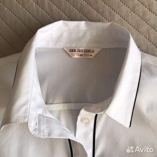 Рубашка школьная для девочки 164