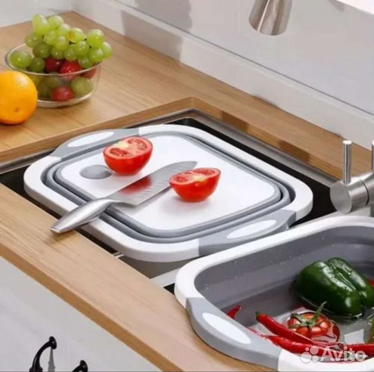 Разделочная доска складная 3в1. Доставка