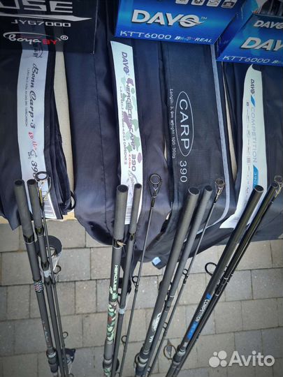 Удилища карповые карбоновые