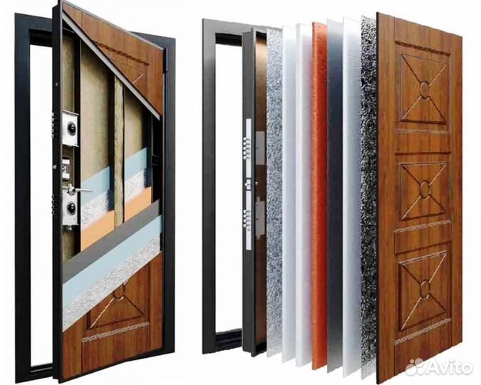 Входная Железная дверь морозостойкая