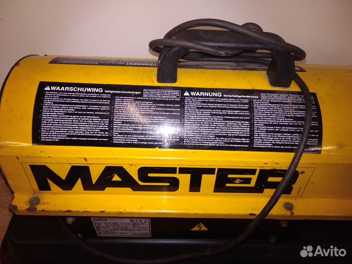 Дизельная тепловая пушка италия master на 20 кВ