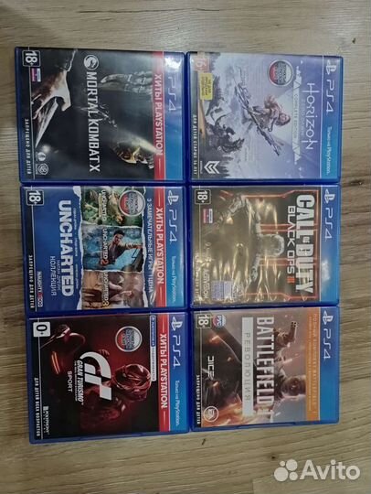 Диски на приставку ps4