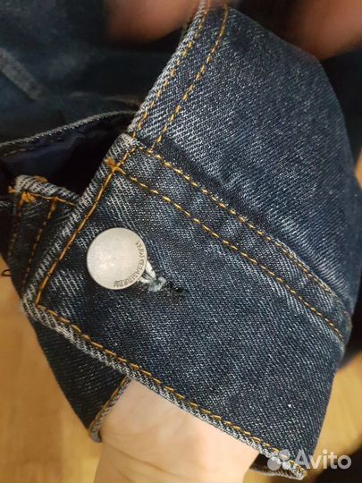 Джинсовка мужская теплая куртка