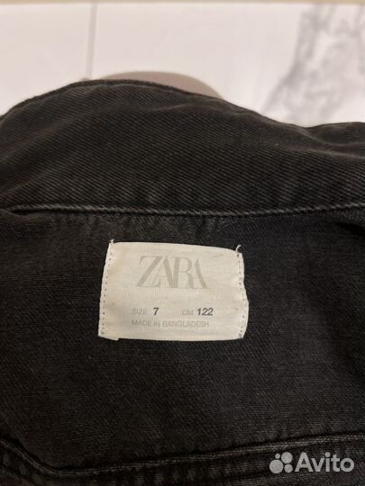 Джинсовая куртка детская zara